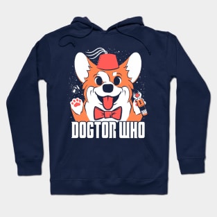 Sci Fi Corgi Geeky Retro TV Dog for SciFi Fans Hoodie